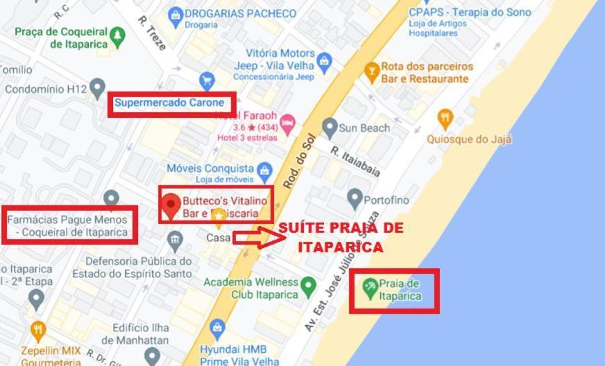 Suite Principio Vila Velha  Dış mekan fotoğraf